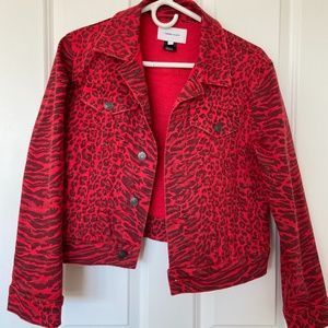 Current/Elliott Cropped Denim Jacket